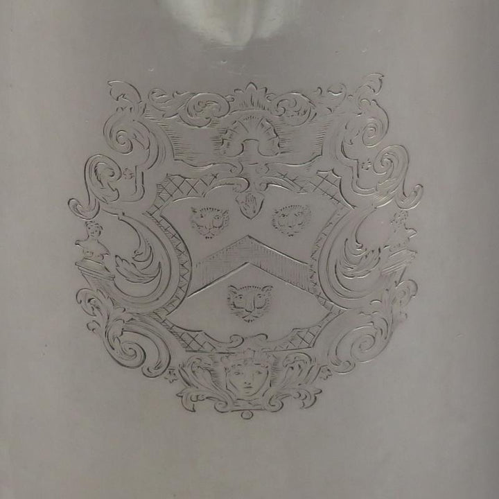 George II Silver Coffee Pot - JH Tee Antiques