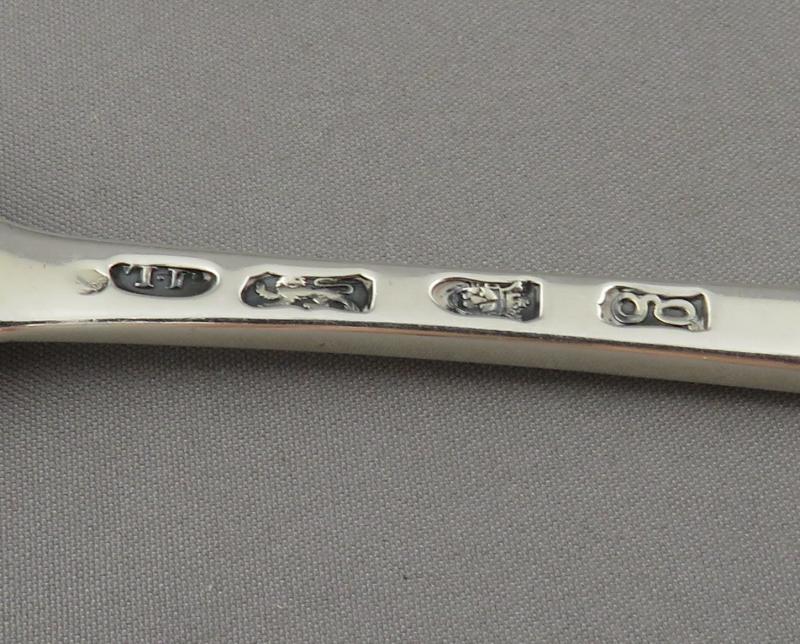 George III Silver Marrow Scoop - JH Tee Antiques