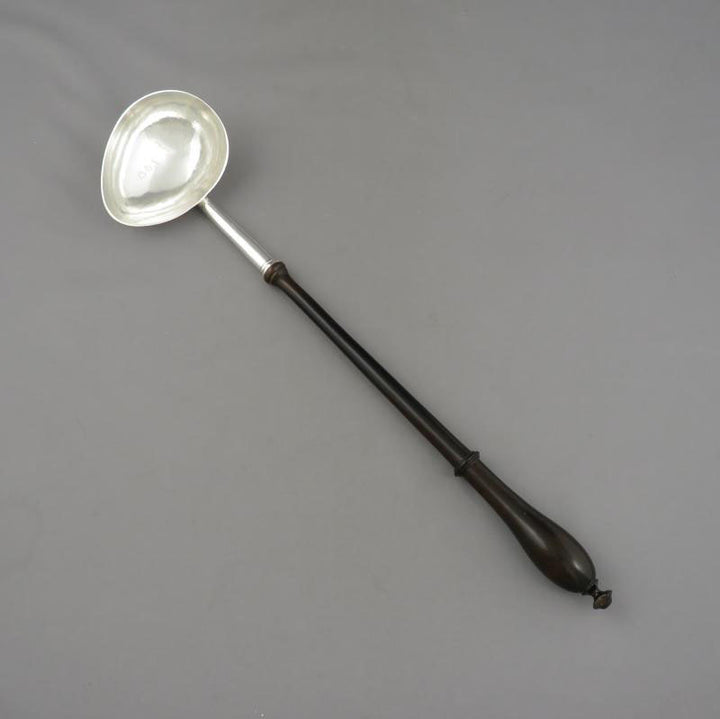 George II Silver Punch Ladle - JH Tee Antiques