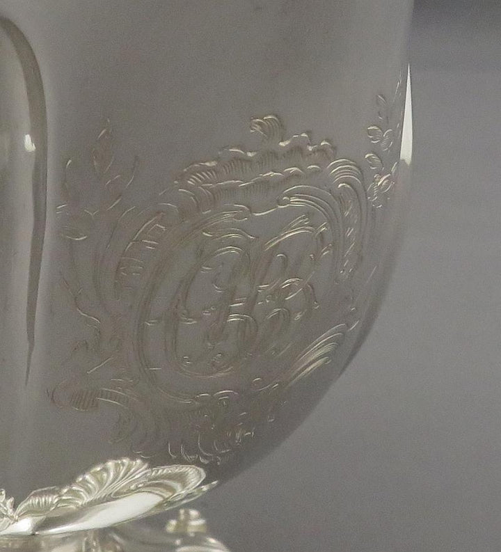 George II Sterling Silver Sauce Boats - JH Tee Antiques