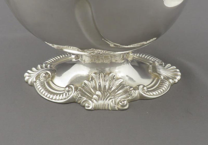 George II Sterling Silver Sauce Boats - JH Tee Antiques