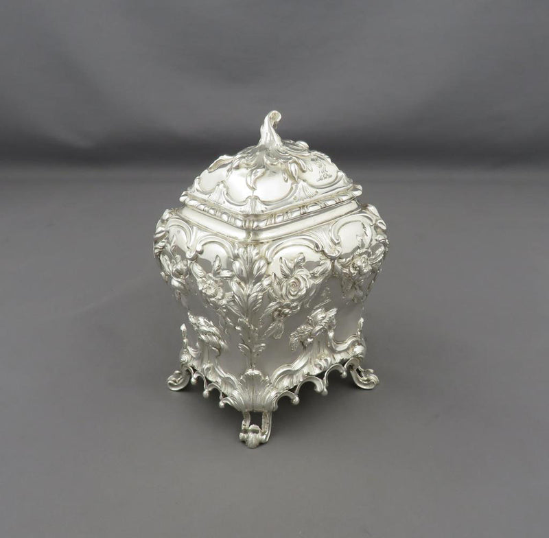 George III Sterling Silver Tea Caddy