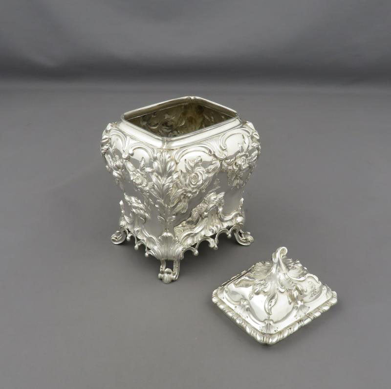 George III Sterling Silver Tea Caddy