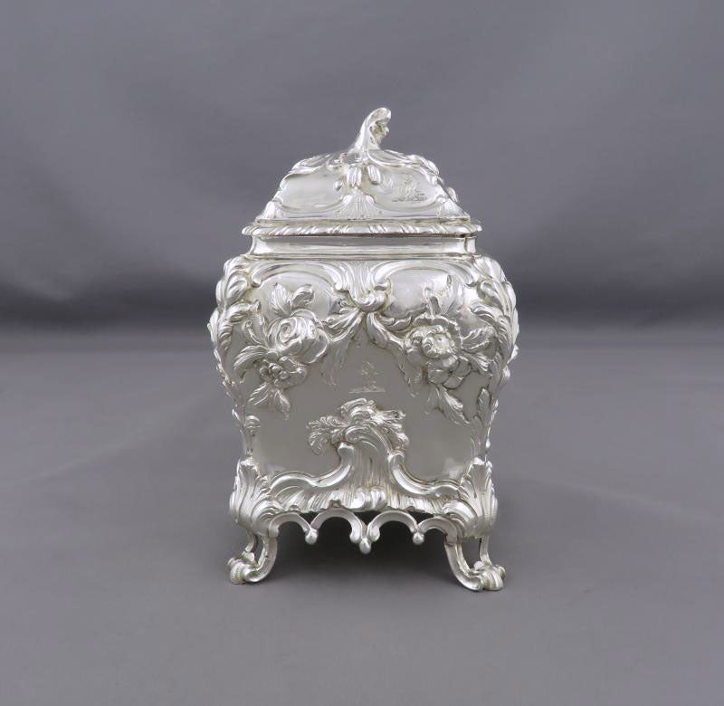 George III Sterling Silver Tea Caddy