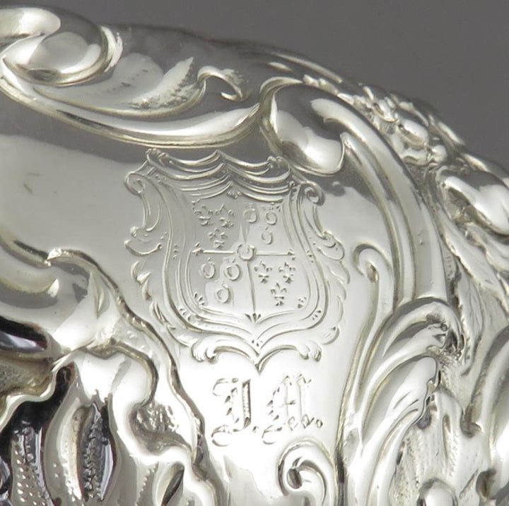 George II Sterling Silver Teapot - JH Tee Antiques