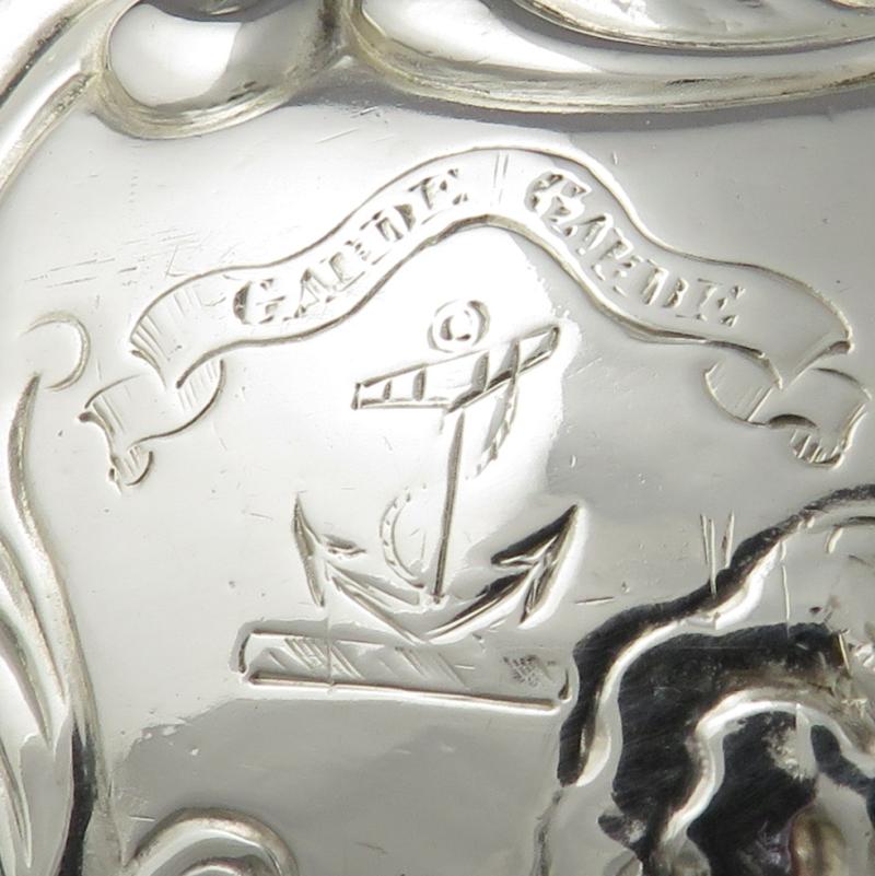 George II Sterling Silver Teapot - JH Tee Antiques