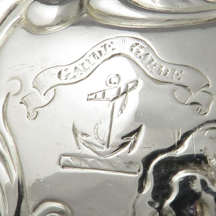 George II Sterling Silver Teapot - JH Tee Antiques