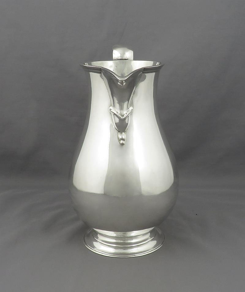 George III Irish Sterling Silver Beer Jug - JH Tee Antiques