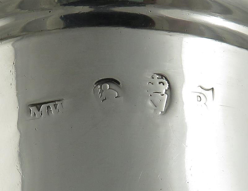 George III Irish Sterling Silver Beer Jug - JH Tee Antiques