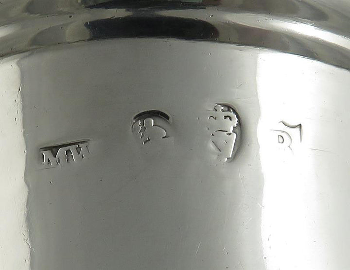 George III Irish Sterling Silver Beer Jug - JH Tee Antiques