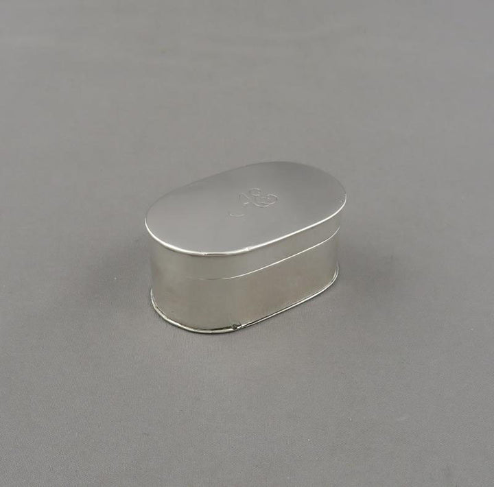George III Silver Nutmeg Grater - JH Tee Antiques