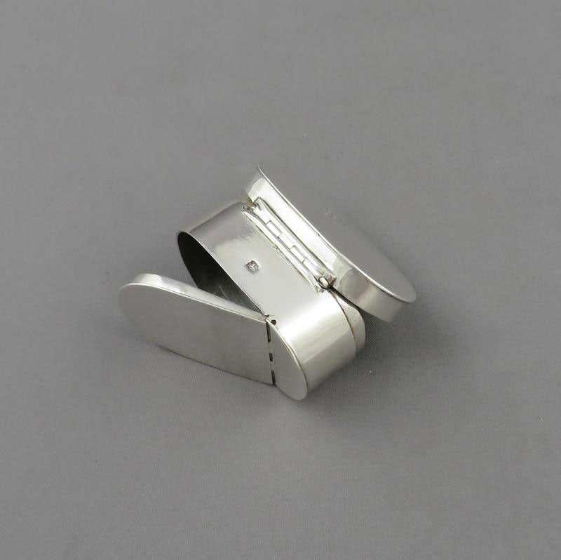 George III Silver Nutmeg Grater - JH Tee Antiques