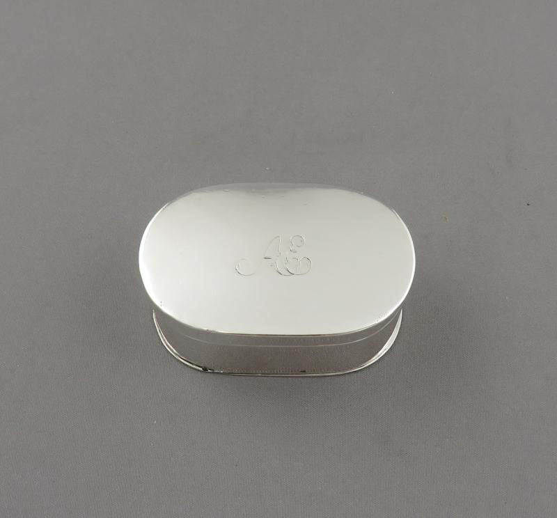 George III Silver Nutmeg Grater - JH Tee Antiques