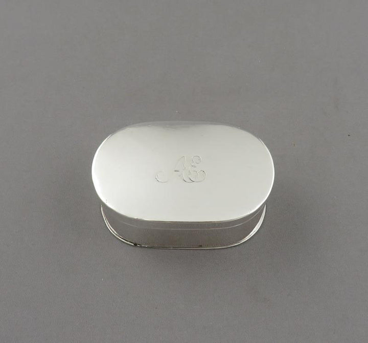 George III Silver Nutmeg Grater - JH Tee Antiques