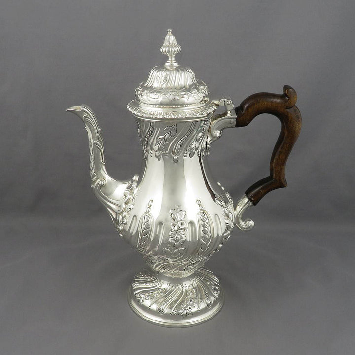 George III Sterling Silver Coffee Pot