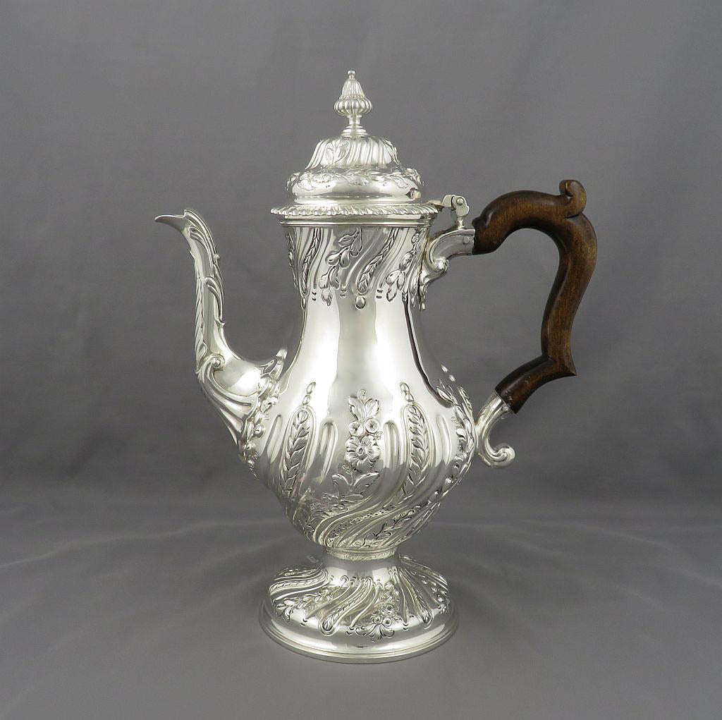 George III Sterling Silver Coffee Pot