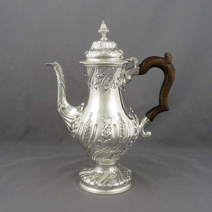 George III Sterling Silver Coffee Pot