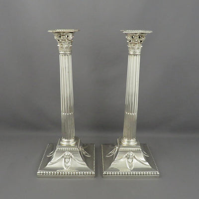 George III Silver Candlesticks