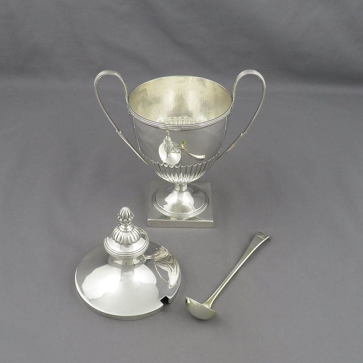 George III Silver Condiment Vase - JH Tee Antiques