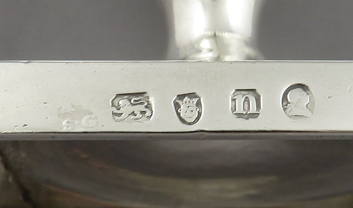 George III Silver Condiment Vase - JH Tee Antiques