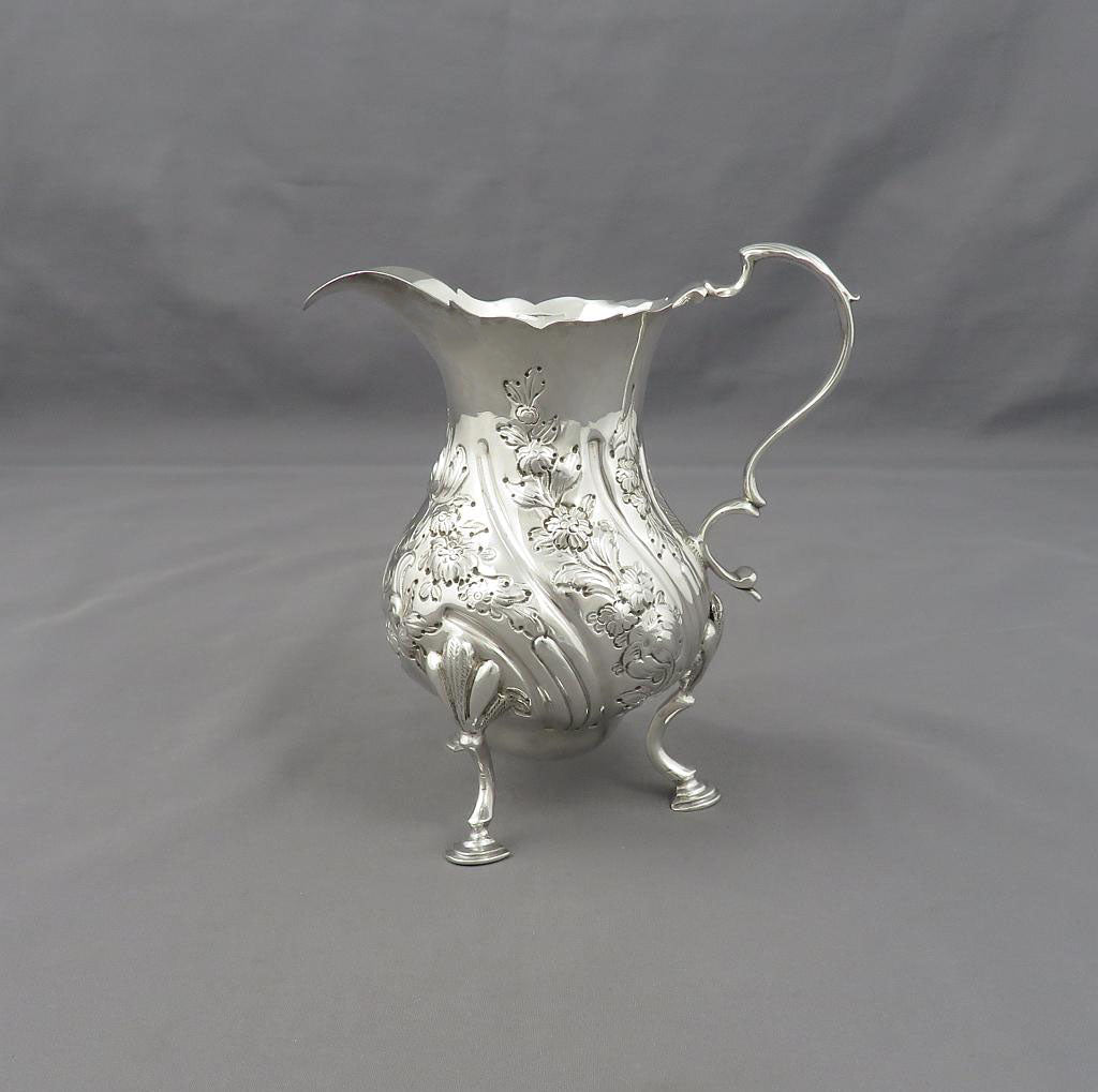 George III Silver Cream Jug - JH Tee Antiques