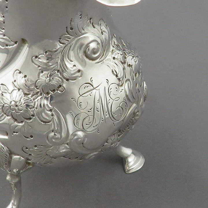 George III Silver Cream Jug - JH Tee Antiques
