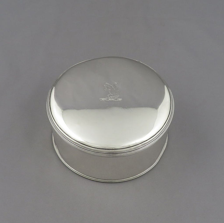 George III Silver Dressing Table Box - JH Tee Antiques