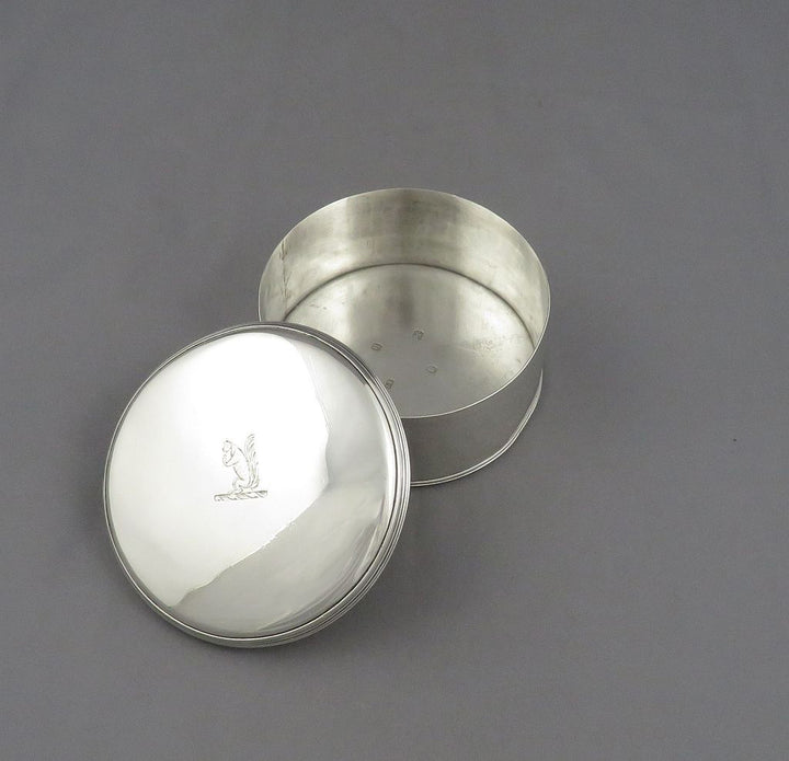 George III Silver Dressing Table Box - JH Tee Antiques