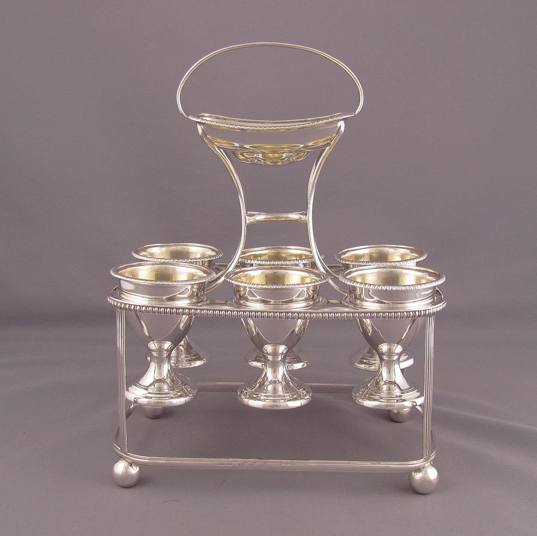 George III Sterling Silver Egg Cruet
