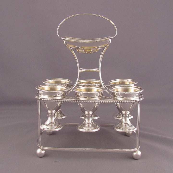 George III Sterling Silver Egg Cruet