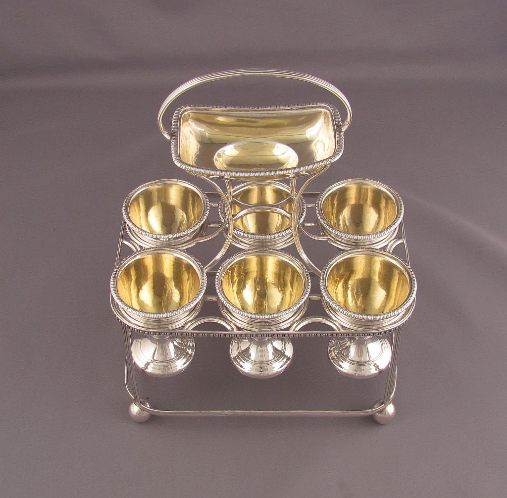 George III Sterling Silver Egg Cruet