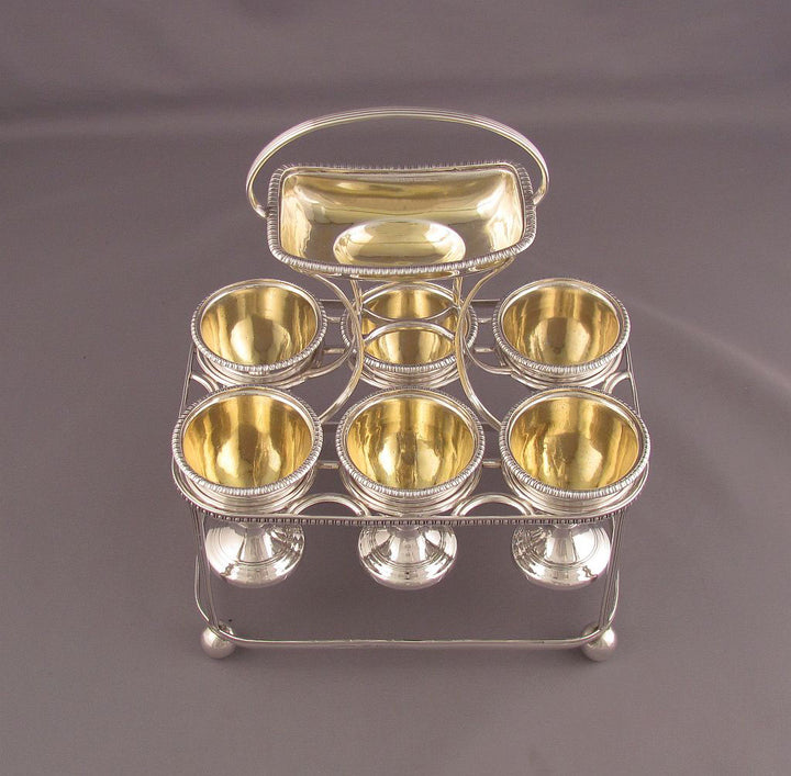 George III Sterling Silver Egg Cruet
