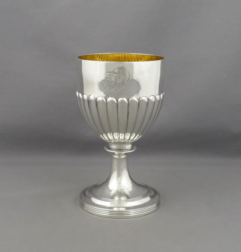 George III Sterling Silver Goblet - JH Tee Antiques