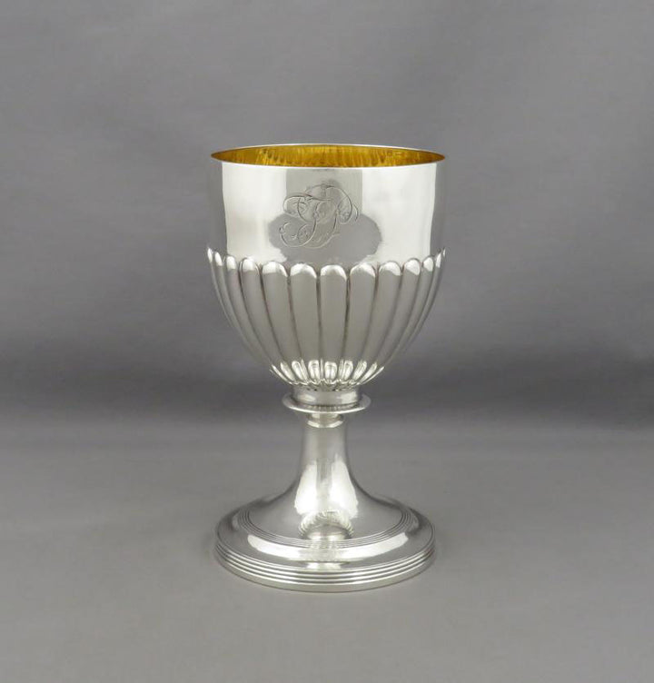 George III Sterling Silver Goblet - JH Tee Antiques