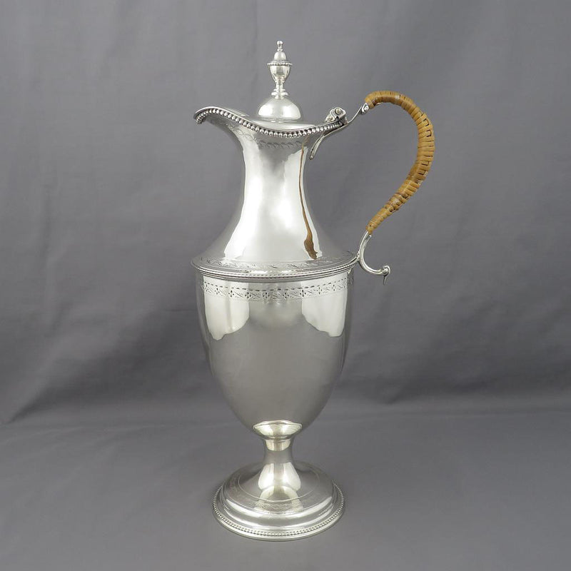 George III Sterling Silver Hot Water Jug