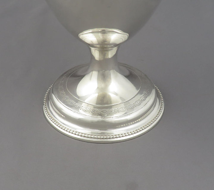 George III Sterling Silver Hot Water Jug - JH Tee Antiques