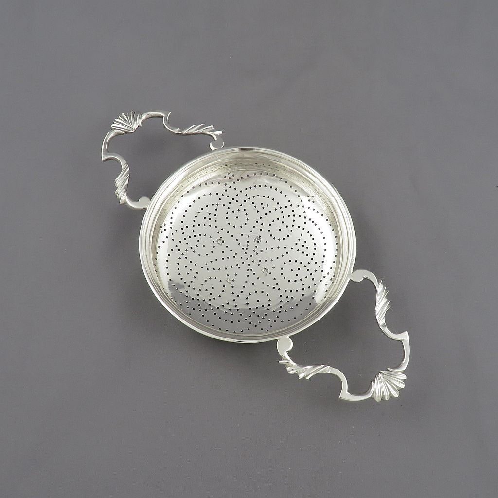 George III Silver Lemon Strainer