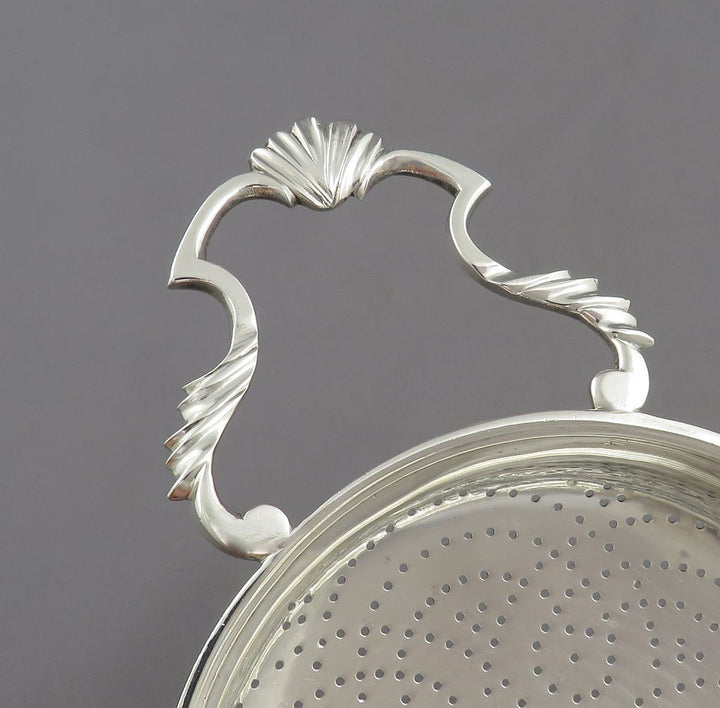 George III Silver Lemon Strainer