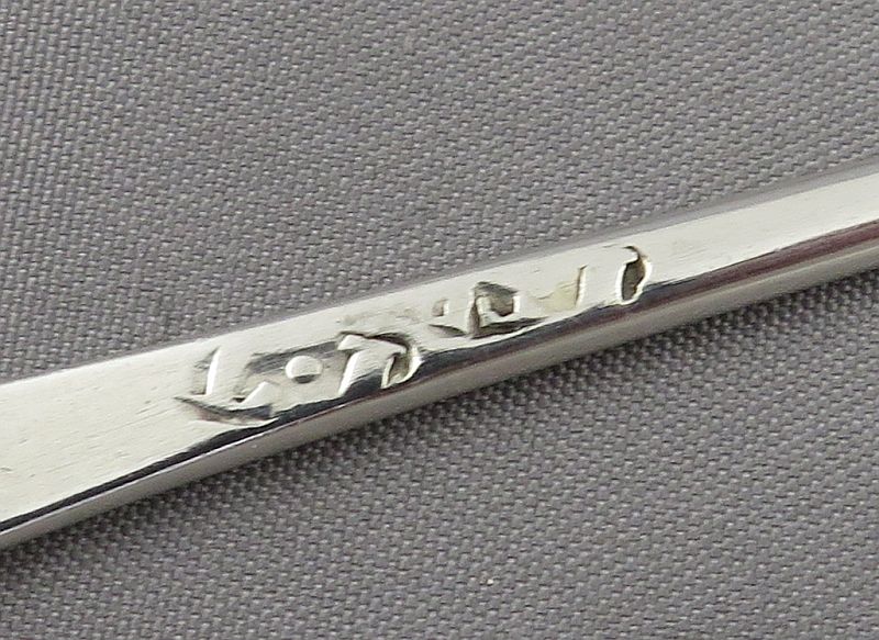 George III Silver Mote Spoon - JH Tee Antiques