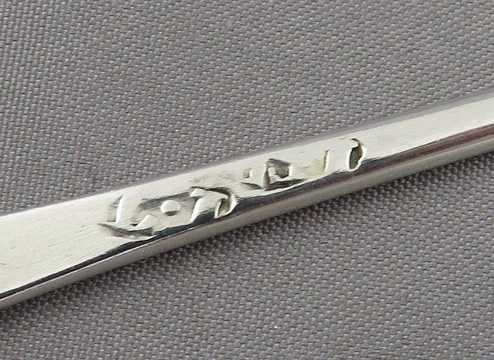 George III Silver Mote Spoon - JH Tee Antiques
