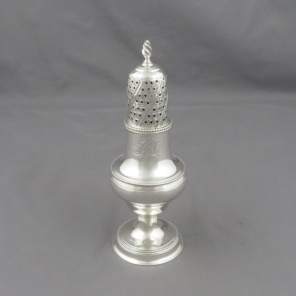 George III Sterling Silver Pepper Caster