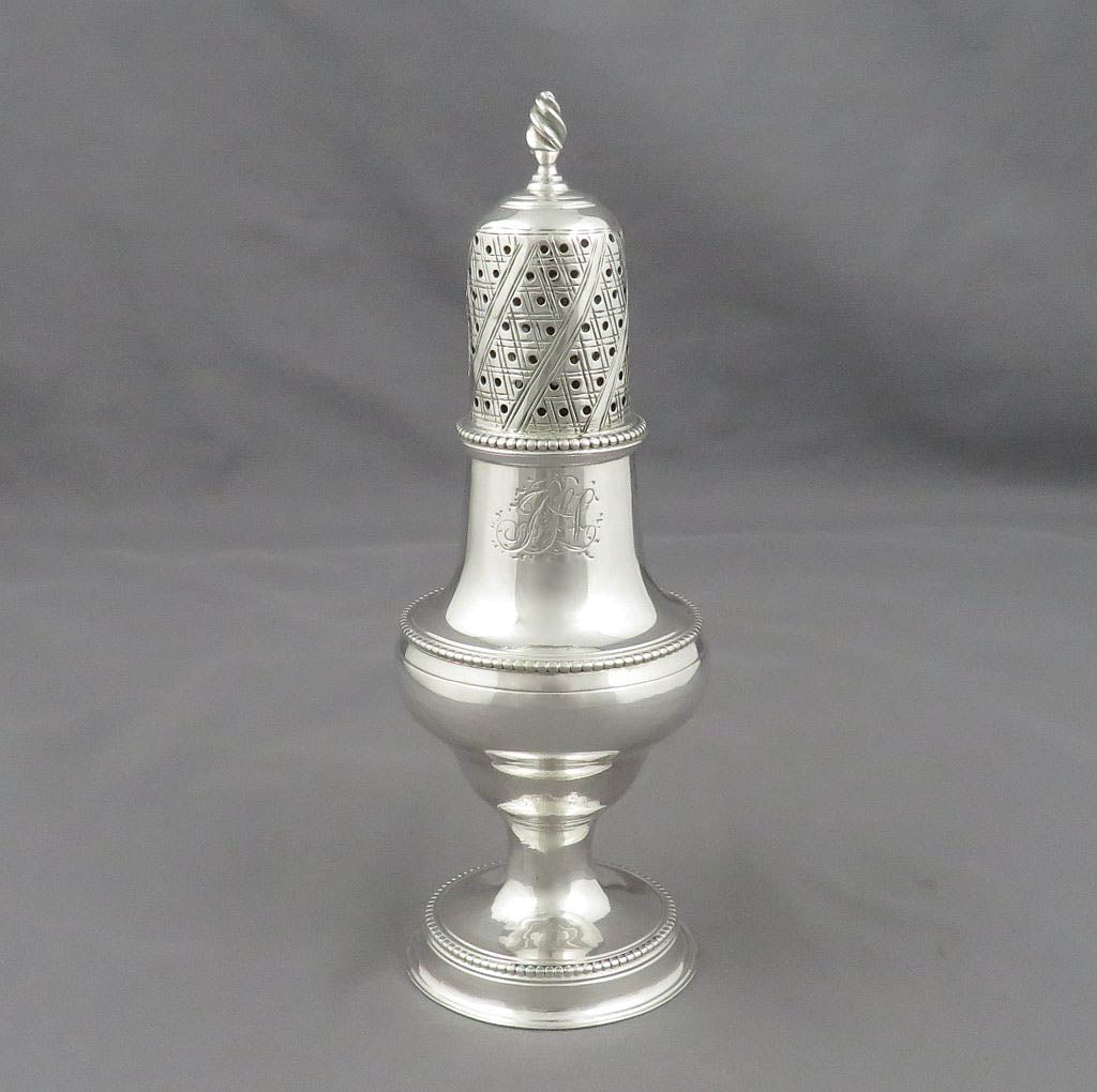 George III Sterling Silver Pepper Caster
