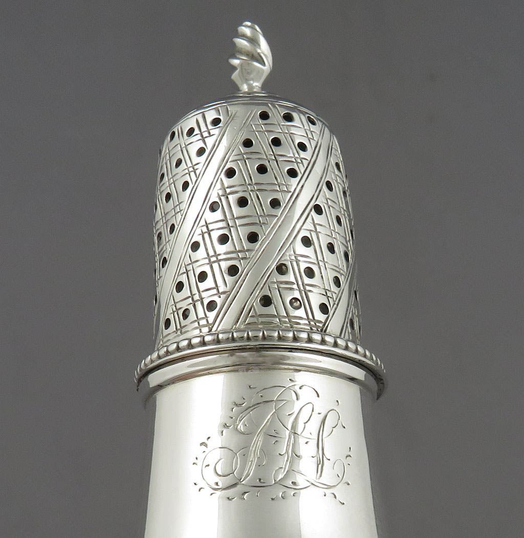 George III Sterling Silver Pepper Caster