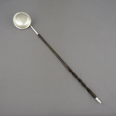 Rare Greenock Silver Punch Ladle - JH Tee Antiques