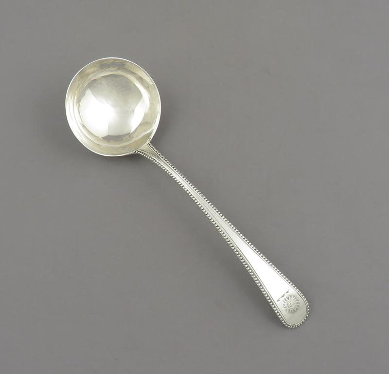 George III Sterling Silver Sauce Boat - JH Tee Antiques