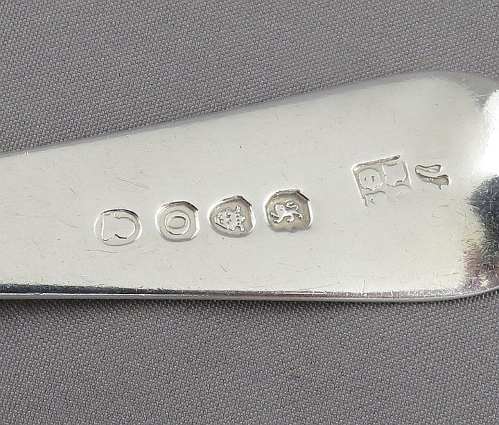 George III Sterling Silver Sauce Ladles - JH Tee Antiques