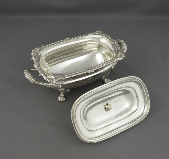George III Sterling Silver Sauce Tureen - JH Tee Antiques