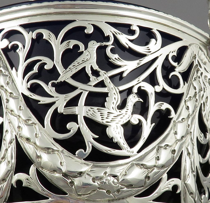 George III Sterling Silver Sugar Basket