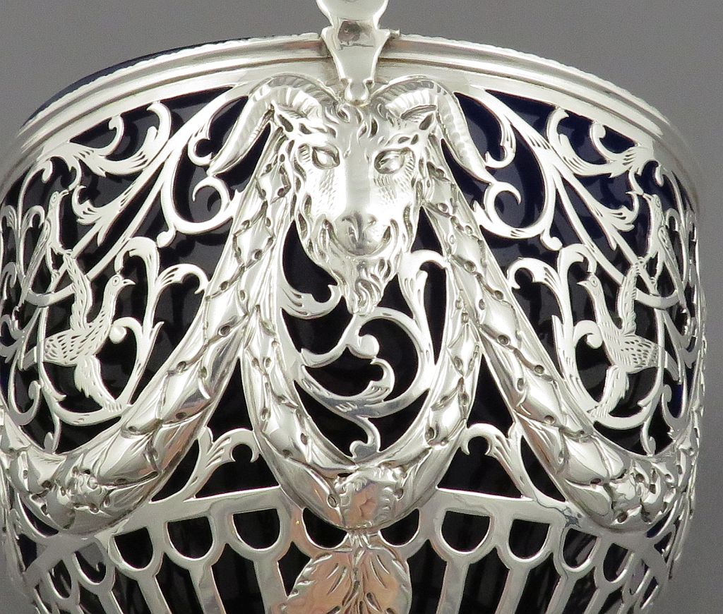 George III Sterling Silver Sugar Basket