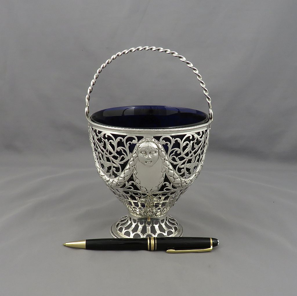George III Sterling Silver Sugar Basket